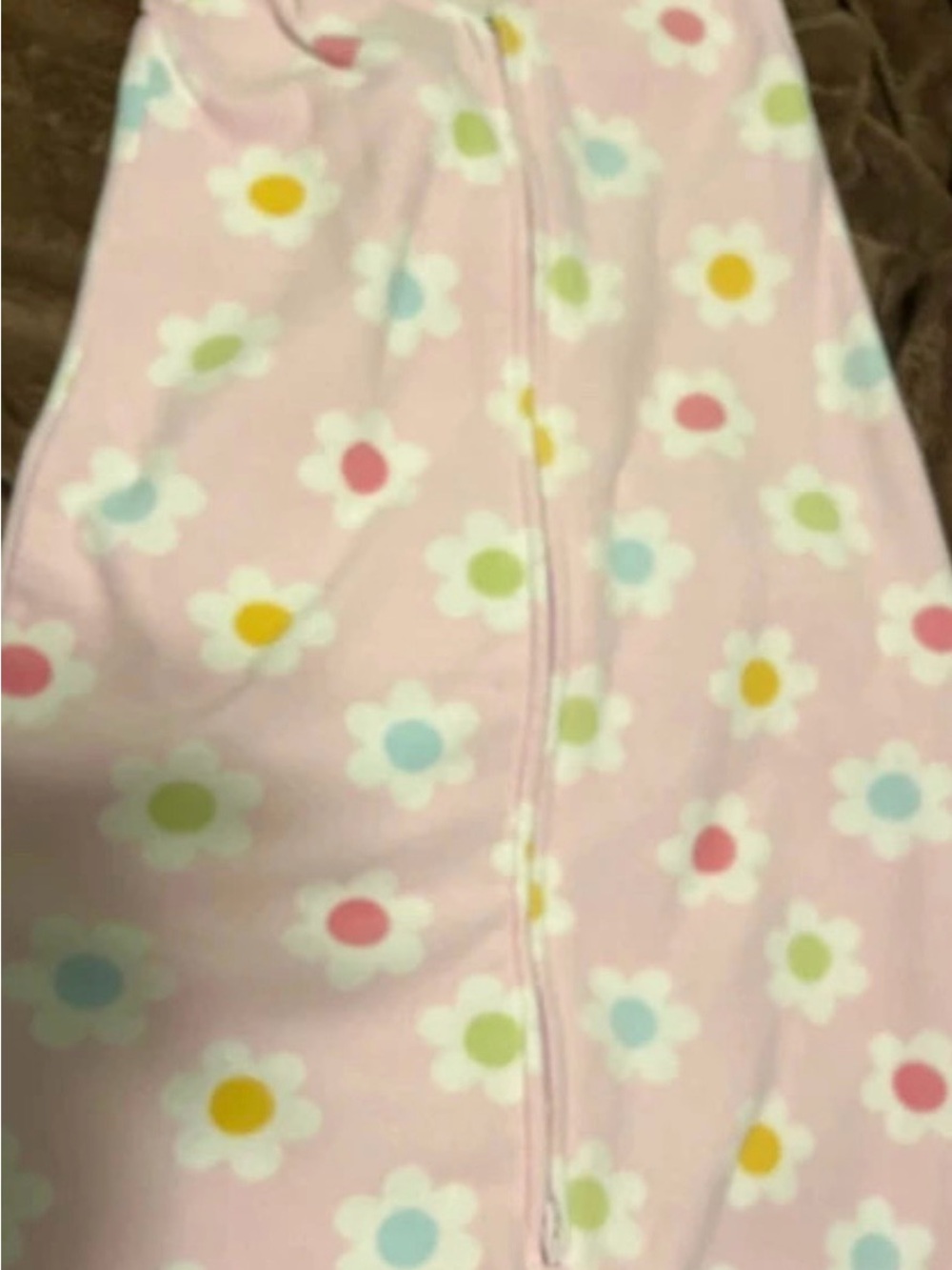 Halo Pink Floral Sleep Sack with Multicolor Daisies